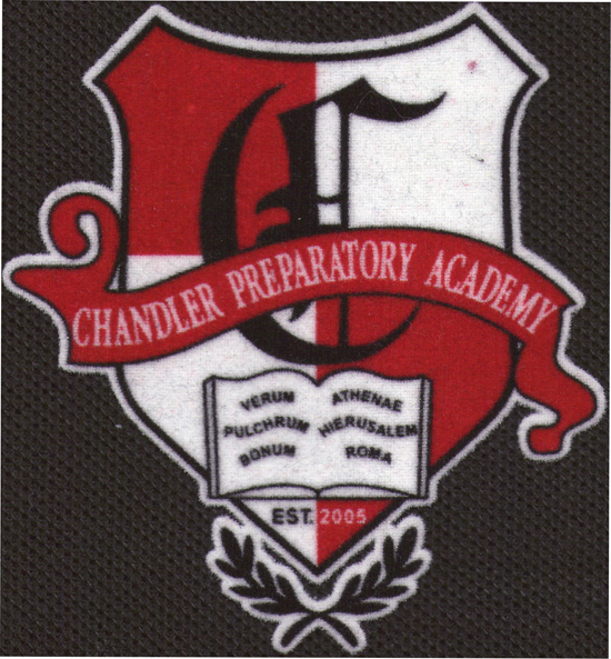 Embroidered School Logo: Chandler Preparatory Academy