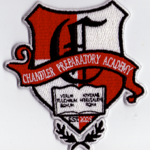 Embroidered School Logo: Chandler Preparatory Academy